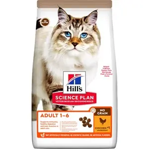 Endast idag Kattmat Hill‘s Science Plan Feline Adult No Grain Kyckling 1,5 kg