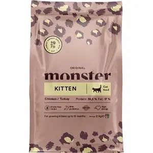 Rabatt Kattmat Monster Cat Original Kitten Chicken/Turkey 2 kg