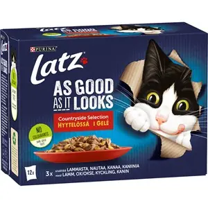 Kattmat Purina Latz As Good As It Looks Countryside Selection i Gelé, 12x85 g Snabb leverans