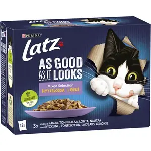 Erbjudande Kattmat Purina Latz As Good As It Looks Mixed Selection i Gelé, 12x85 g