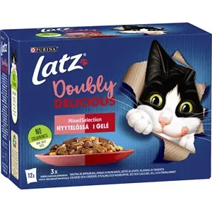 Beställ idag Kattmat Purina Latz Doubly Delicious Mixed Selection i Géle, 12x85 g