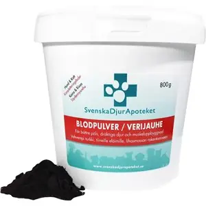 Kosttillskott Svenska Djurapoteket Blodpulver 800 g Snabb frakt