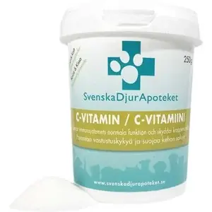 Kosttillskott Svenska Djurapoteket C-vitamin 250 g Lägg i varukorgen