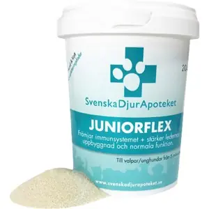 Kosttillskott Svenska Djurapoteket JuniorFlex 204 g Trygg betalning