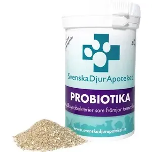 Trygg betalning Kosttillskott Svenska Djurapoteket Probiotika 40 g