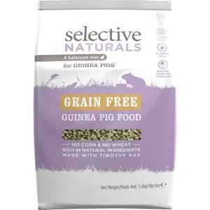Marsvinsfoder Supreme Selective Grain Free Pellets 1,5 kg Endast idag