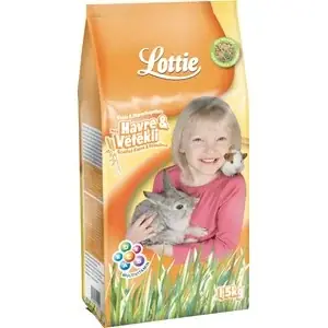Smådjursfoder Lottie Havre & Vetekli, 1,5 kg Bästa pris