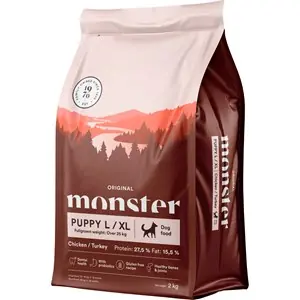 Sänkt pris Valpfoder Monster Dog Original Puppy L/XL Chicken/Turkey, 2 kg