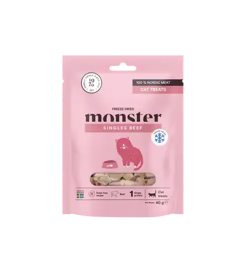 Freeze Dried Cat Treats Beef - 45 g I lager