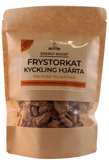 Frystorkat Hundgodis Kycklinghjärta - 100 g Endast idag