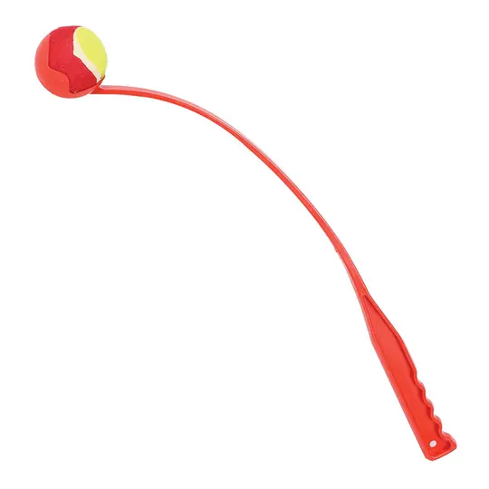 Populärt val Kastarm med tennisboll - Red