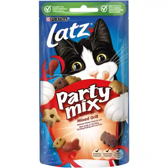 I lager Kattgodis Party Mixed Grill - 60 g