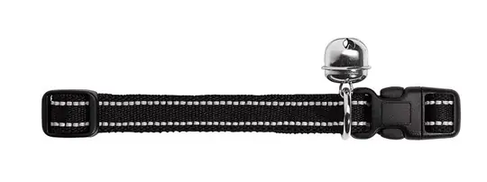 Snabb frakt Katthalsband Reflex Stretch - Svart
