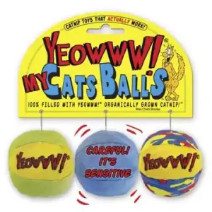 Kattleksak 3-pack Bollar - 3-pack bollar Expressleverans