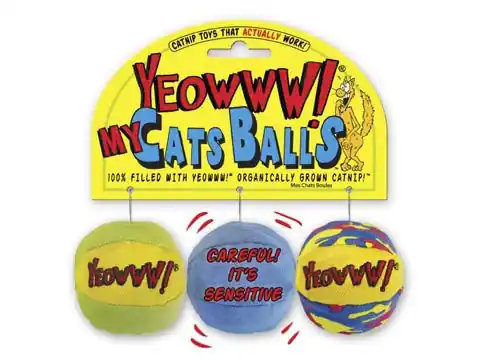 Kattleksak 3-pack Bollar - 3-pack bollar Expressleverans