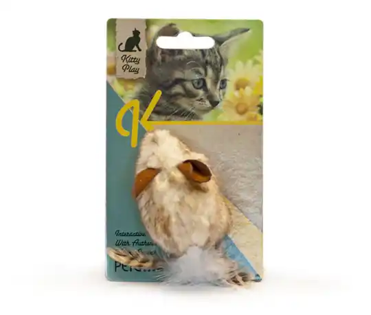 Trygg betalning Kitty Play Squeaking Cat Toys - Mouse Tail