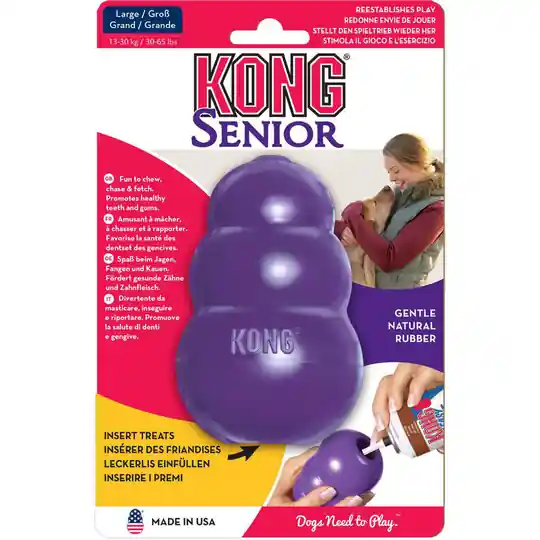Populär KONG Senior Hundleksak - S
