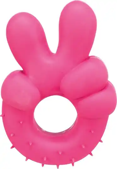 Outlet Latexleksak Handsymbol - V-tecken