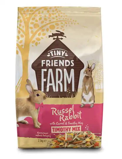 Russel Rabbit Timotej Smakrik Mix för Kanin - 2,5 kg Endast idag