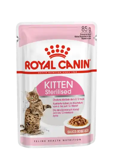 Nyhet Sterilised Gravy Kitten Våtfoder för kattunge - 12 x 85 g