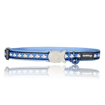 Bästa pris Halsband fashion fisk reflex ljusblå