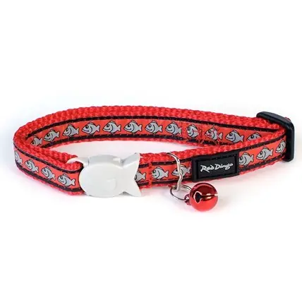 Handla nu Halsband fashion fisk reflex röd