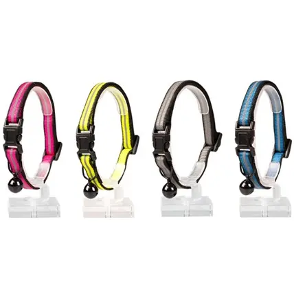 Begränsat erbjudande Katthalsband Duvo Reflective Duo, Rosa