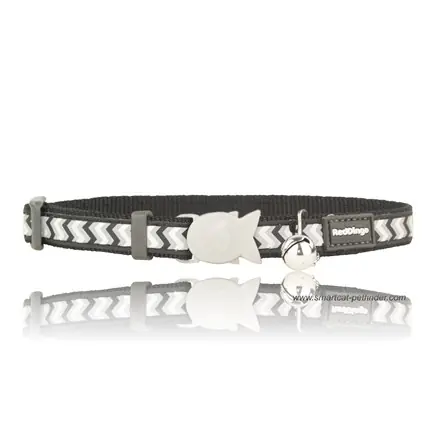 Trygg betalning Katthalsband Ziggy reflex svart