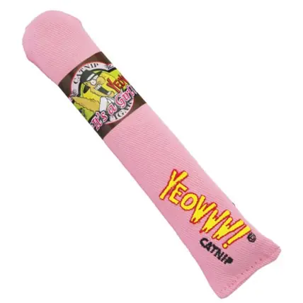 Kattleksak Yeowww Rosa Cigar cat toy Trygg betalning