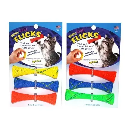 Expressleverans Kattleksaker 3-pack Kitty Flicks