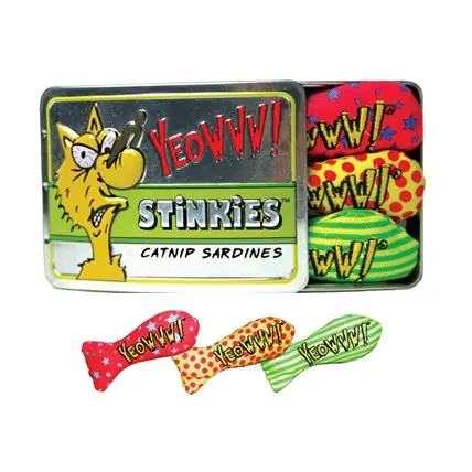 Billigare Kattleksaker Yeowww Kattmynta Sardines 3 pack