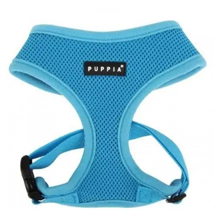 Billig KATTSELE PUPPIA SOFT HARNESS Ljusblå, S