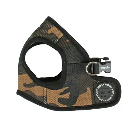 Begränsat erbjudande Kattsele Vest Puppia Harness Camo, S