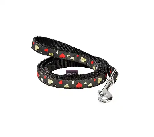 Endast denna vecka Bobby Lovely Nylon Hundkoppel 100 cm - Röd (XS - 1 cm)