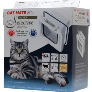 CatMate Elite 355 - Elektronisk Kattdörr ID-chip Lågt pris