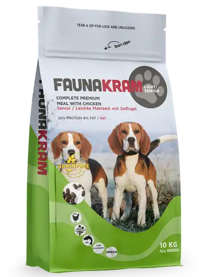 Faunakram Hundmat Premium Kvalité - Senior/Överviktig Snabb leverans