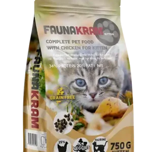 Faunakram Kattmat Premium Kvalité - För kattungar Fynd