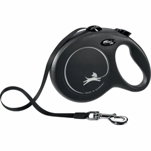 Flexi New Classic L, 5M, band - max 50 kg (Röd) Lågt pris