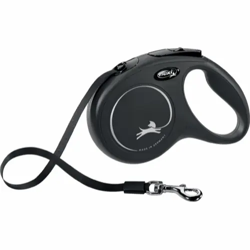 Begränsat erbjudande Flexi New Classic M, 5M, band - max 25 kg (Rosa)