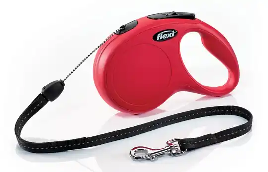 Flexi New Classic S, 5M - max 12 kg - Äldre design (Svart) Kundfavorit
