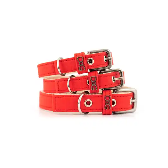 Funky Dog - Hundhalsband, Röd (XS) Extra rabatt