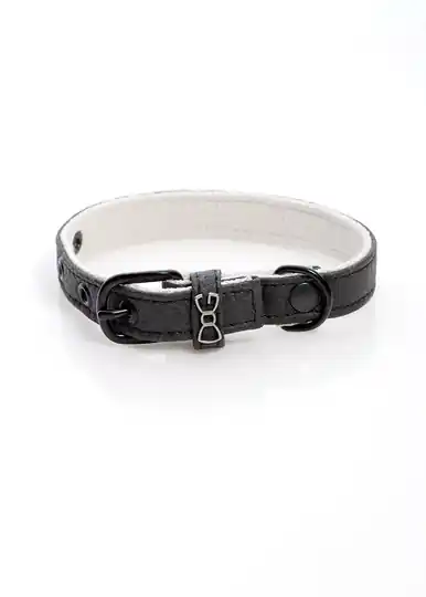 Funky Dog - Hundhalsband, Svart (M) Lågt pris