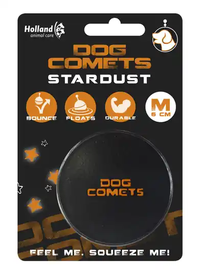 Kundfavorit Holland Animal Care Dog Comets Stardust M - Svart