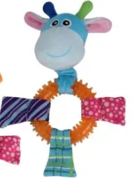 Endast denna vecka Holland Animal Care- Valpleksak Giraff med Ring