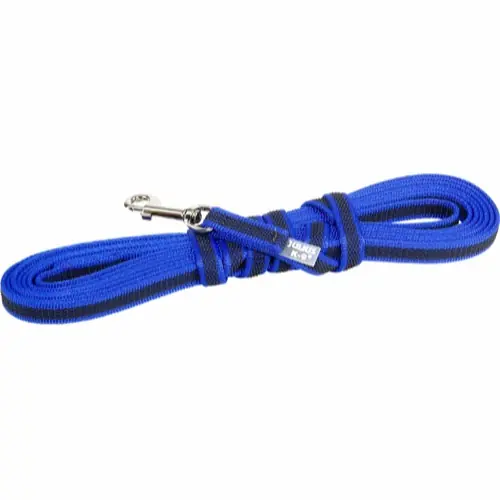 Julius-K9 Color & Gray® 14 mm Super-grip koppel med handtag - Blå/5 m Sänkt pris