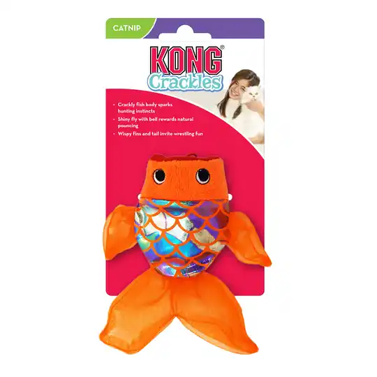 Fynd KONG Kattleksak Crackles Gulpz