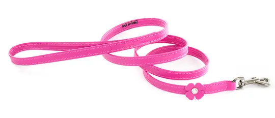 Martin Sellier Klöver Läderkoppel 100 cm- Fuchsia (1,6 cm) Snabb frakt