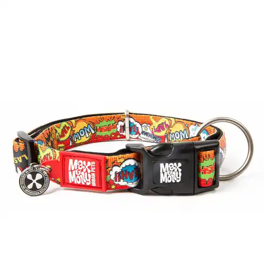 Rea Max & Molly Smart ID Hundhalsband - Heroes (XS)