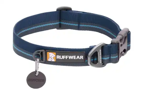 Ruffwear - Flat Out Collar Hundhalsband - Blue Horizon (S = 28-36 cm) Handla nu