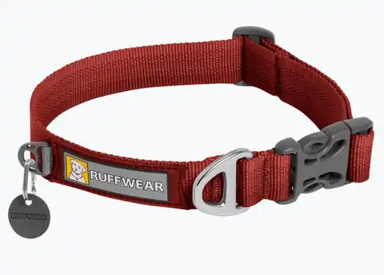 Beställ nu Ruffwear - Front Range Collar Hundhalsband - Red Clay (S = 28-36 cm)